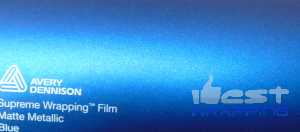 Avery dennison supreme wrapping film matte metallic blue as9080001